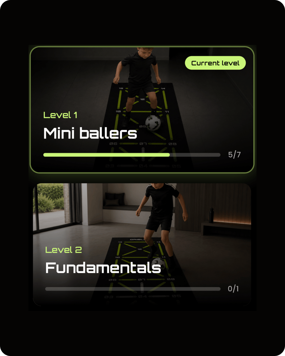 Levels-of-Football-Training-App
