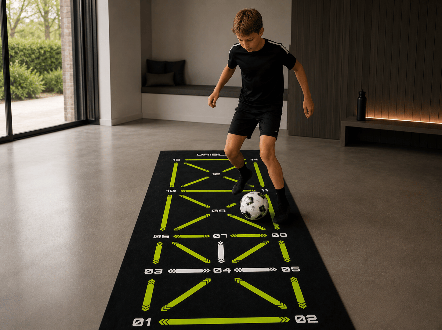 DRIBLR Football Training Mat